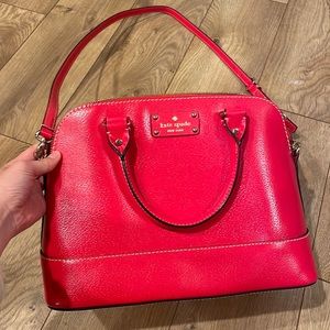 NWOT Kate Spade Wellesley Small Rachelle Bag in Cherry Liqueur
